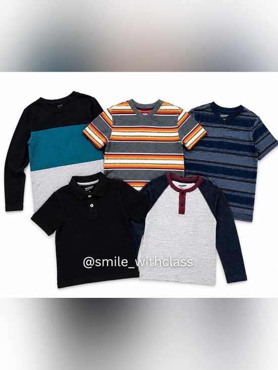 Arizona Jean Company Other - Arizona Boys Shirt Lot Size Small (8) | 5 Piece Bundle | Tees & Long Sleeve